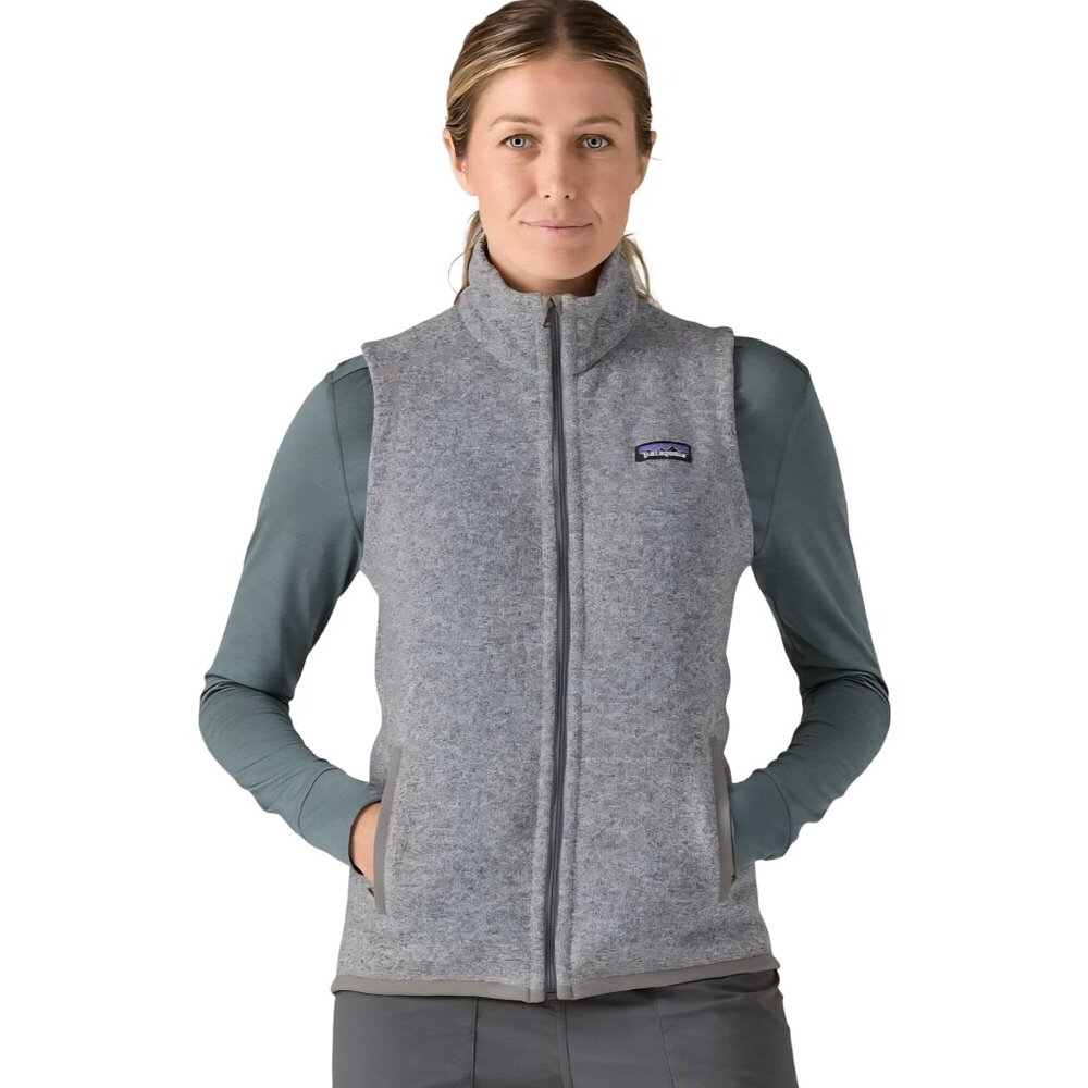 Patagonia Better Sweater Fleece Vest Burch White Full Zip Outdoor Size L